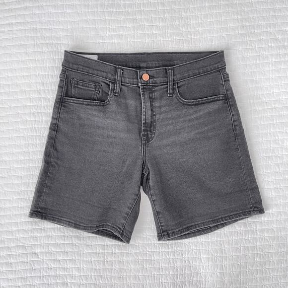GAP Pants - New Gap Women's 5" Mid Rise Cotton Denim Shorts Faded Black Dark Gray Size 27 4R